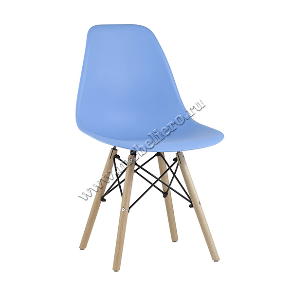 Стул Голубой Eames Style DSW  (разборный каркас)